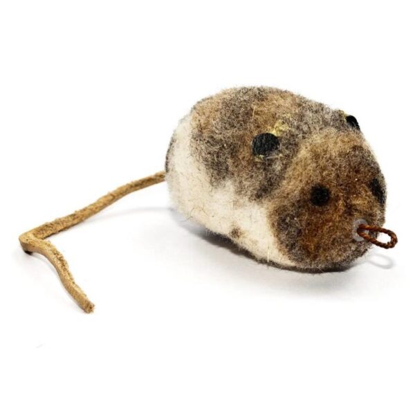 Purrs Cat Toys Woolly Vole veldmuis prooi navulling voor Purrsuit hengel - kattenspeeltje - muis