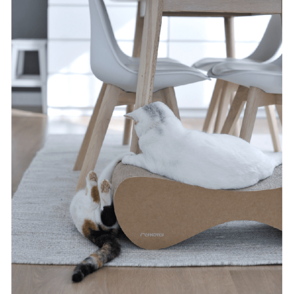myKotty VIGO scratcher duurzaam kartonnen krabmeubel voor katten bruin