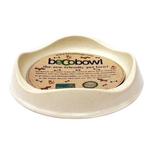 Beco Pets - Beco Bowl - Bamboo Bowl - kattenvriendelijke eetbak eetbakje milieuvriendelijk snorhaarvriendelijk