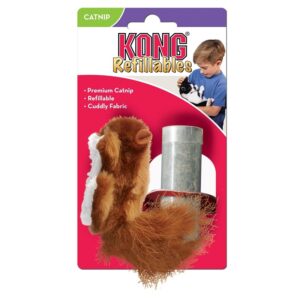 Kong Refillable Squirrel - hervulbaar kattenkruid kattenspeeltje catnip