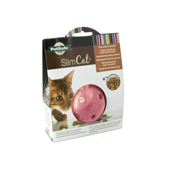 PetSafe - SlimCat roze voerbal voerpuzzel voederpuzzel slowfeeder slow feeder