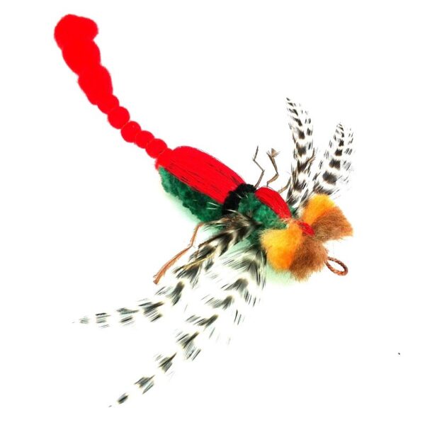 Purrs Cat Toys Dragonfly libelle prooi navulling voor Purrsuit hengel - kattenspeeltje - kattenhengel