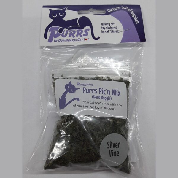 Purrs Cat Toys - Pic'n Mix - Matatabi - Silvervine silvervine kruidenzakje